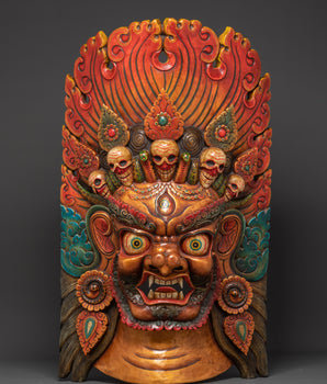 decorative-spiritual-bhairav-mask-wall-hanging