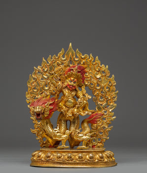 White Dzambhala Tibetan Wealth God | Symbol of Prosperity