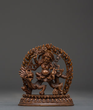 White Dzambala Buddhist Statue