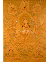 White Tara Thangka Painting