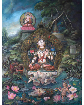White Tara Thangka