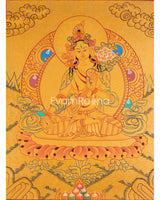 White Tara Thangka Painting