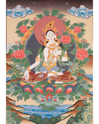 White Tara Thangka