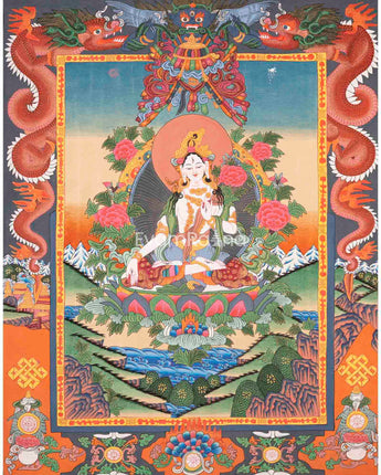 White Tara Thangka