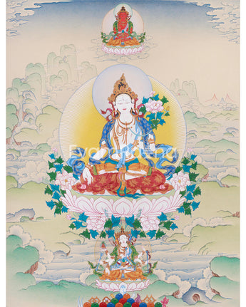 Buddhist Long-Life Deities: White Tara, Namgyalma, and Buddha Amitayus