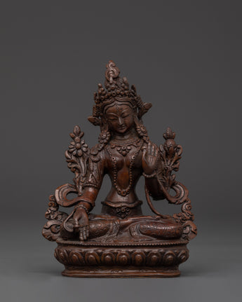 Handcrafted White Tara Sculpture