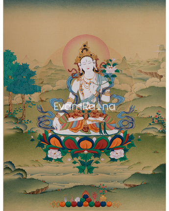 seven-eyes-goddess-white-tara-thangka