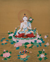 Female Bodhisattva White Tara Thangka