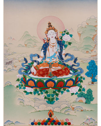 Sita Tara Goddess Thangka