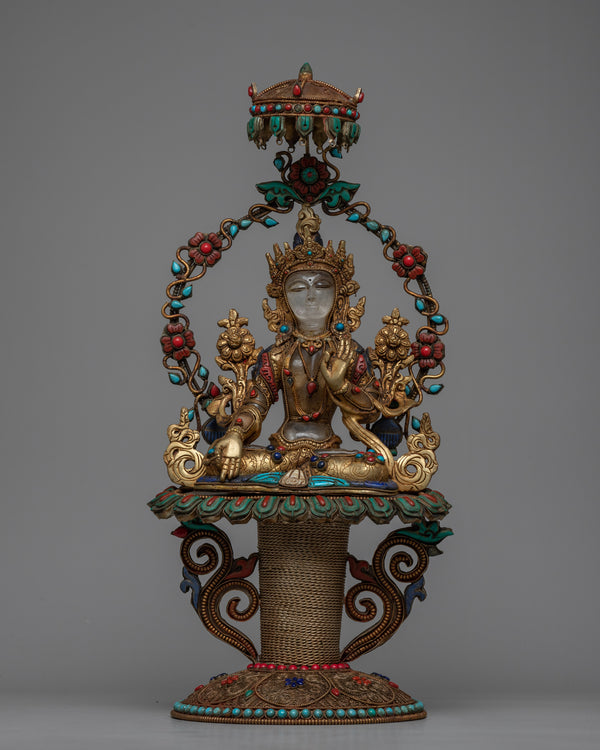 Goddess White Tara Statue