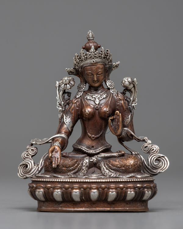 Machine Made Mother Sita Tara (White Tara) Statue