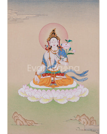 beautiful-goddess-white-tara-painting-compact-artistry
