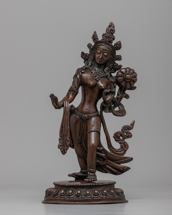 Female Buddah White Tara Statue