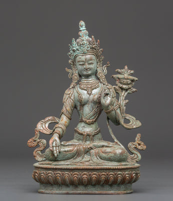 Statue of Healing Goddess White Tara