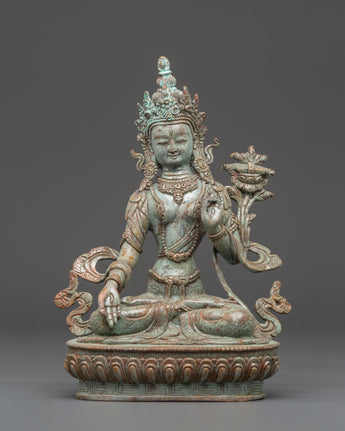 Statue of Healing Goddess White Tara