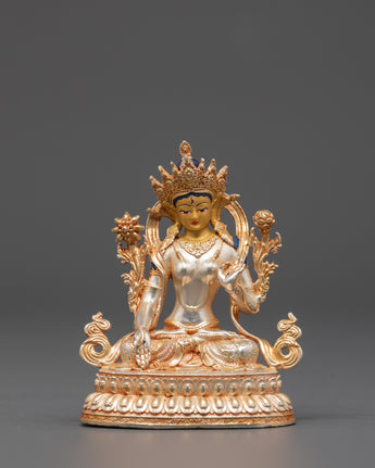 Longevity Icon White Tara Statue