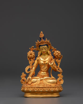 Tara in lotus pose