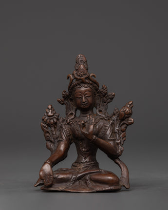 white-tara-longevity-deity-statue