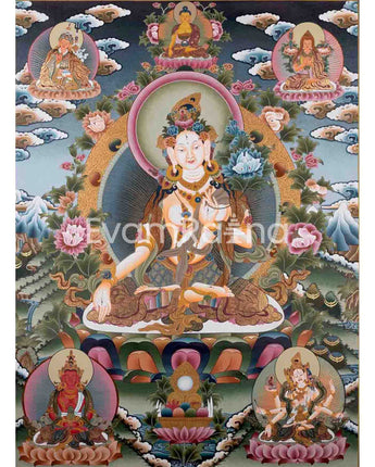 Big White Tara Thangka