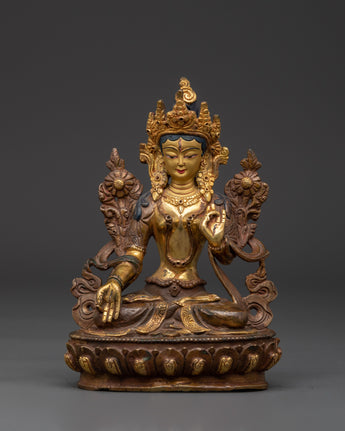 White Tara spiritual statue
