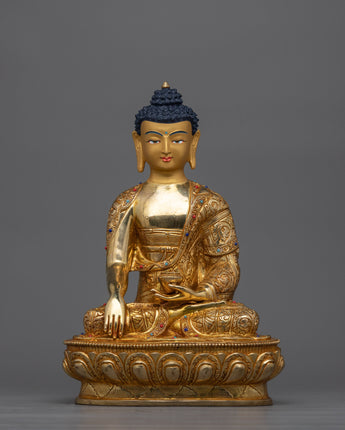 gold-gilded-shakyamuni-buddha-sculpture