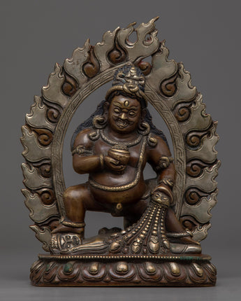 Black Dzambhala Statue