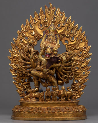 Yamantaka With Consort Sculpture
