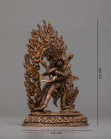 chakrasambhara-chocolate oxidized sculpture