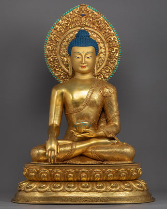 Ancient Shakyamuni Buddha Statue