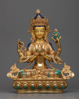 4 arm chenrezi-sculpture