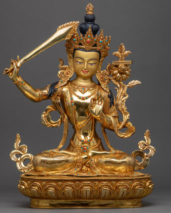 Manjushri Boddhisattva Sculpture