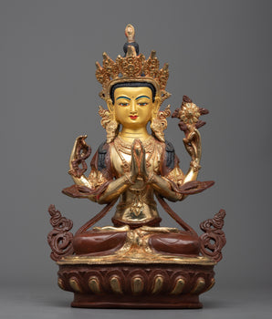 4 armed Chenrezig Statue