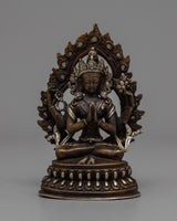 Chenresig Brass Statue