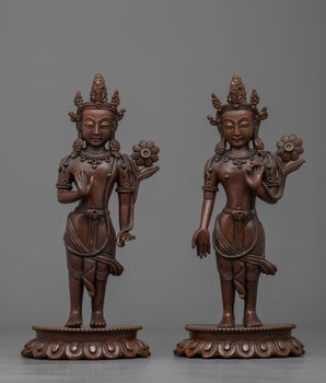 Standing Chenrezig Set Statue