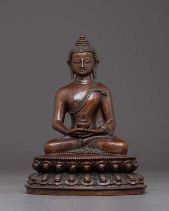 Amitabha Buddha Figurine : Himalayan Handmade Artwork