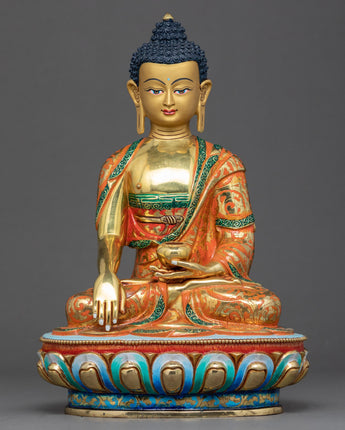 Shakyamuni Buddha Tibetan Statue