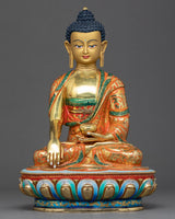 Shakyamuni Buddha Tibetan Statue