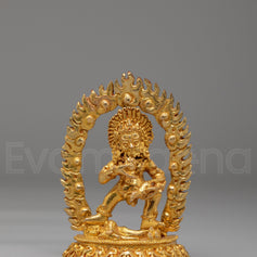 Copper Black Dzambhala Statue