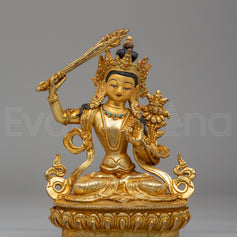 Sacred Bodhisattva Manjushri Statue
