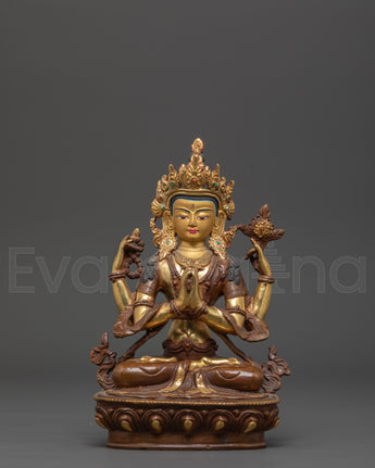 Handcrafted Chenrezig Statue