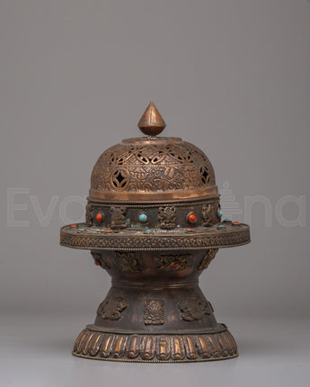 Sacred Tibetan Incense Holder
