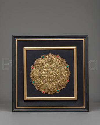 Handcrafted Sri Yantra Wall Art