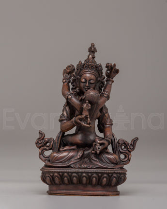 Vajrasattva With Consort Statue