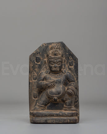 Spiritual Black Dzambhala Sculpture