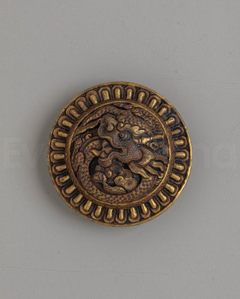 Dragon Engraved Belt Buckle