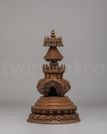 Handcrafted Altar Kadampa Stupa