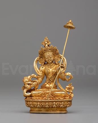 Sacred Tibetan Dukar Statue