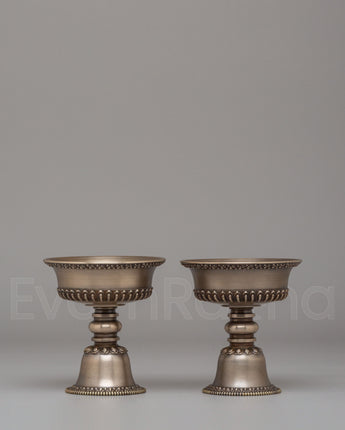 Traditional Ritual Butter Lamp Set