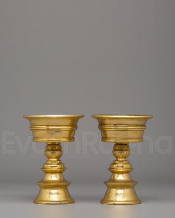 Sacred Ritual Butter Lamp Set
