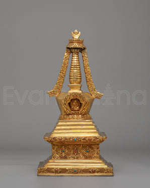 Handcrafted Altar Enlightenment Stupa